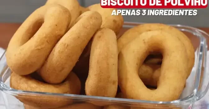 Lanches: Biscoito Frito de Polvilho Doce com 3 Ingredientes, Veja a Receita