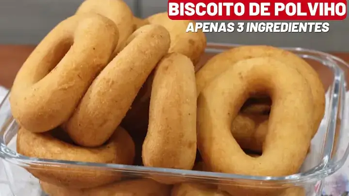 Sobremesas: Biscoito Frito de Polvilho Doce com 3 Ingredientes, Veja a Receita 