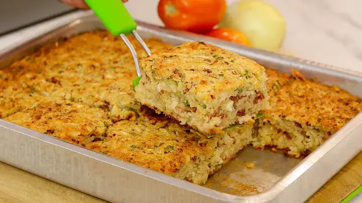 Torta de Aipim (Mandioca) Salgada sem Farinha de Trigo, Fica Perfeita 