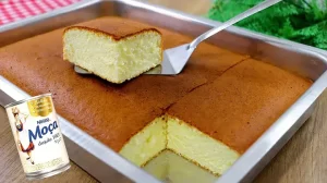 Bolo Moça de Algodão sem Farinha de Trigo, Fica Muito Fofinho e Gostoso
