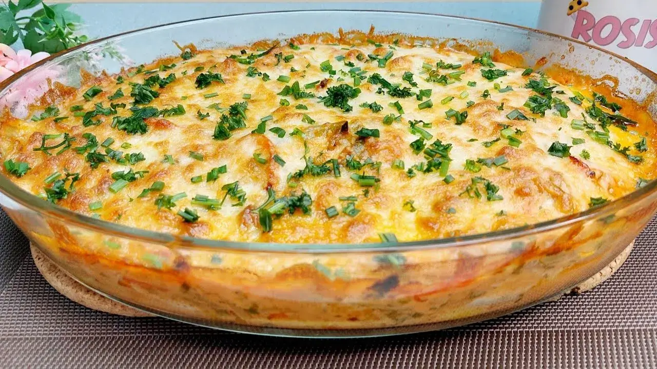 Filé de Tilápia Cremoso Gratinado com Batatas Receita Fácil