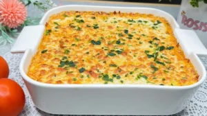 Frango Cremoso Gratinado com Purê de Batata Para o seu Almoço