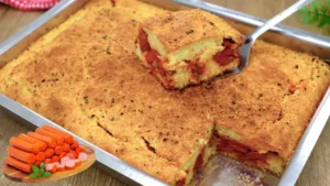 Torta de Salsicha Fácil e Econômica: Uma Torta Saborosa e Textura Incrível