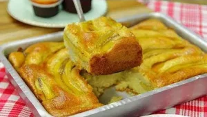 Bolo de Banana Invertido de Liquidificador: Fácil, Rápido e Delicioso