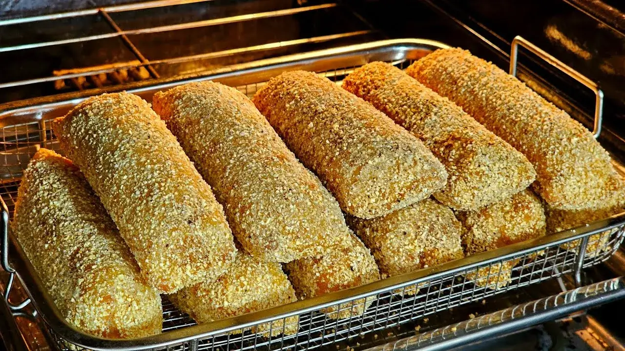 Cigarrete Crocante de Presunto e Queijo Receita Fácil