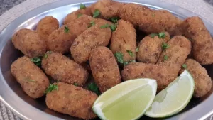 Croquetes de Carne Moída, Receita Rápida e Crocante