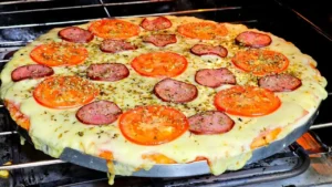 Pizza de Massa com Leite: Simples, Sem Gordura e Pronta em Minutos