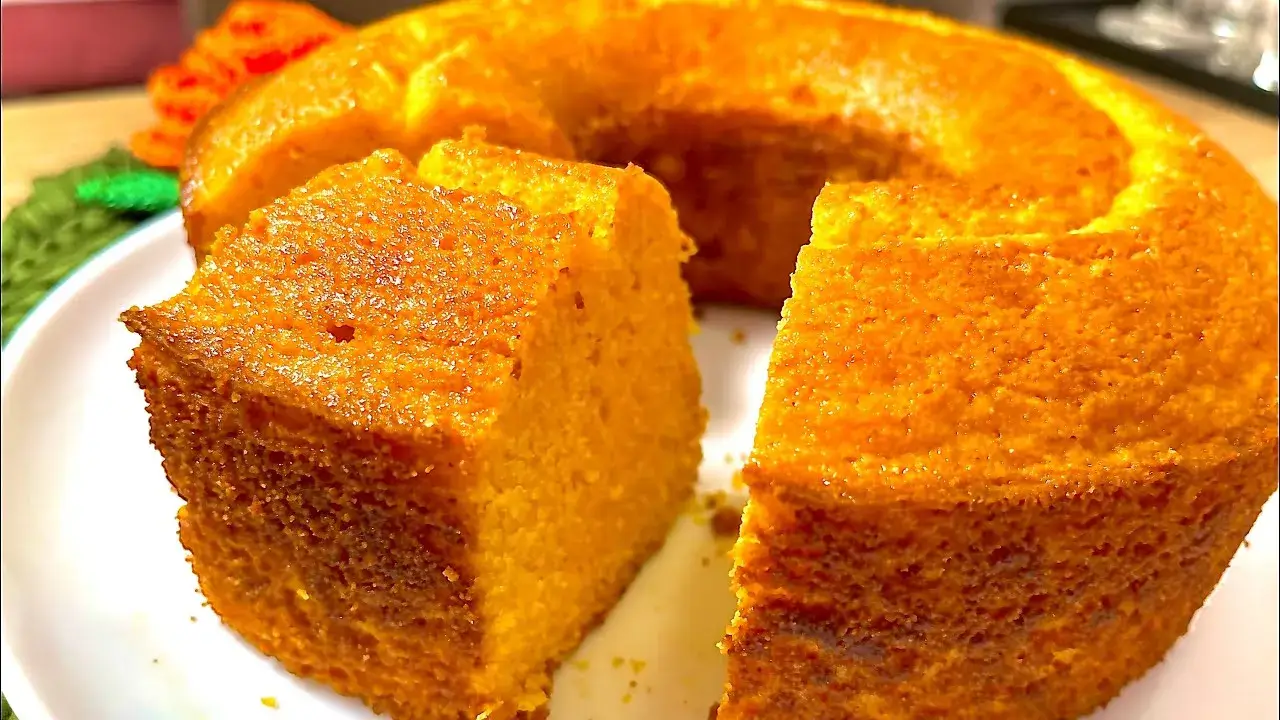 Bolo de Cenoura com Fubá: Receita Fácil, Úmida e Sem Farinha de Trigo