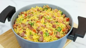 Cuscuz Turbinado com Bacon e Calabresa: Receita Perfeita para o Jantar