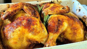Frango Assado Douradinho e Suculento: Receita Simples e Deliciosa para Seu Almoço