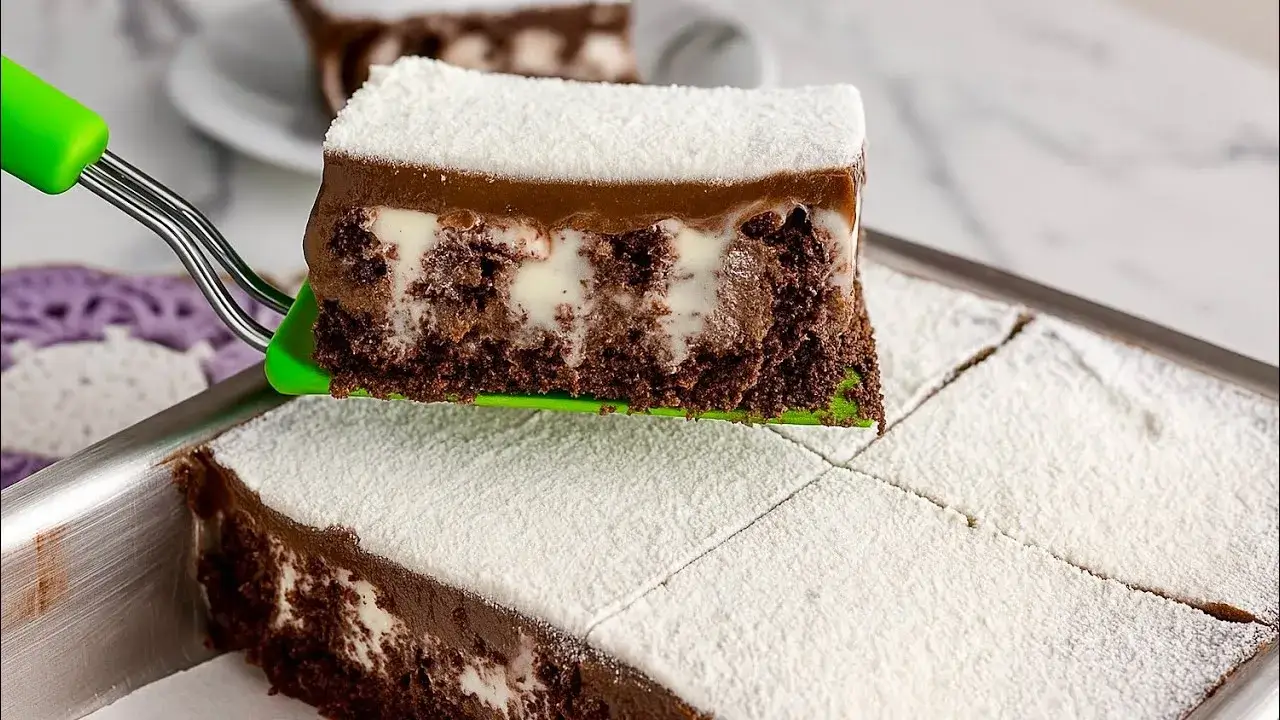 Bolo Gelado com Calda de Leite Ninho e Cobertura de Chocolate: Fácil e Fofinho no Liquidificador