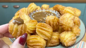 Mini Churros com Doce de Leite Fáceis e Rápidos de Fazer