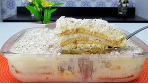 Pavê de Coco Cremoso: Receita Prática e Deliciosa Veja