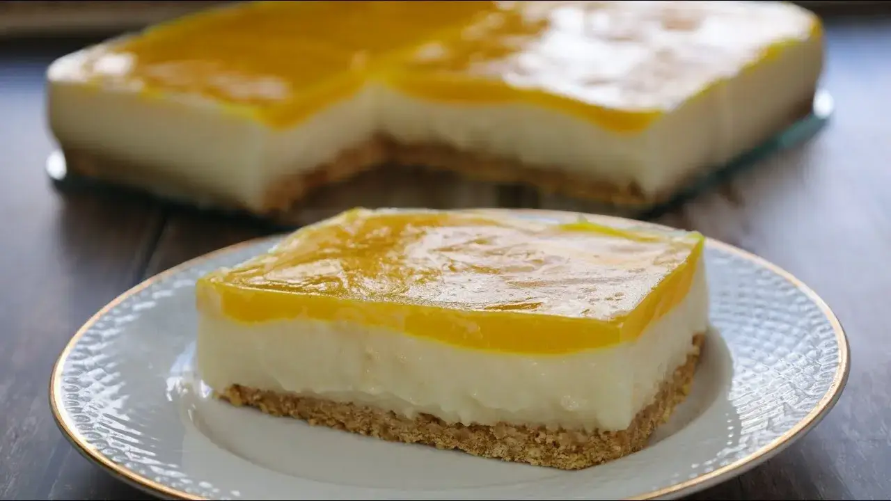 Sobremesa De Limão Com Bolacha Que Derrete Na Boca