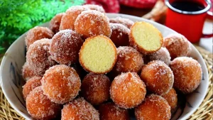 Bolinho de Chuva Redondinho e Sequinho