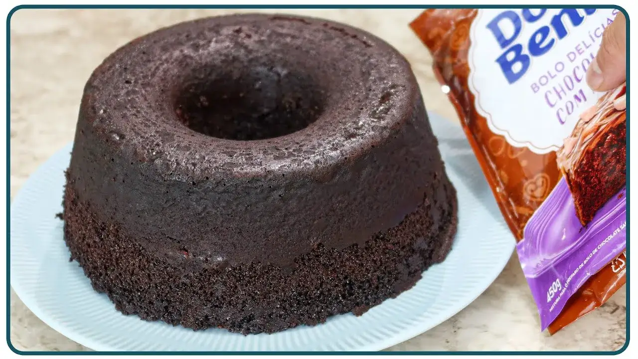 Bolo de Massa Pronta: Vem Aprender a Fazer esse Bolo de Chocolate