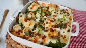 Brócolis Gratinado com Creme Branco e Bacon: Receita Fácil e Saborosa
