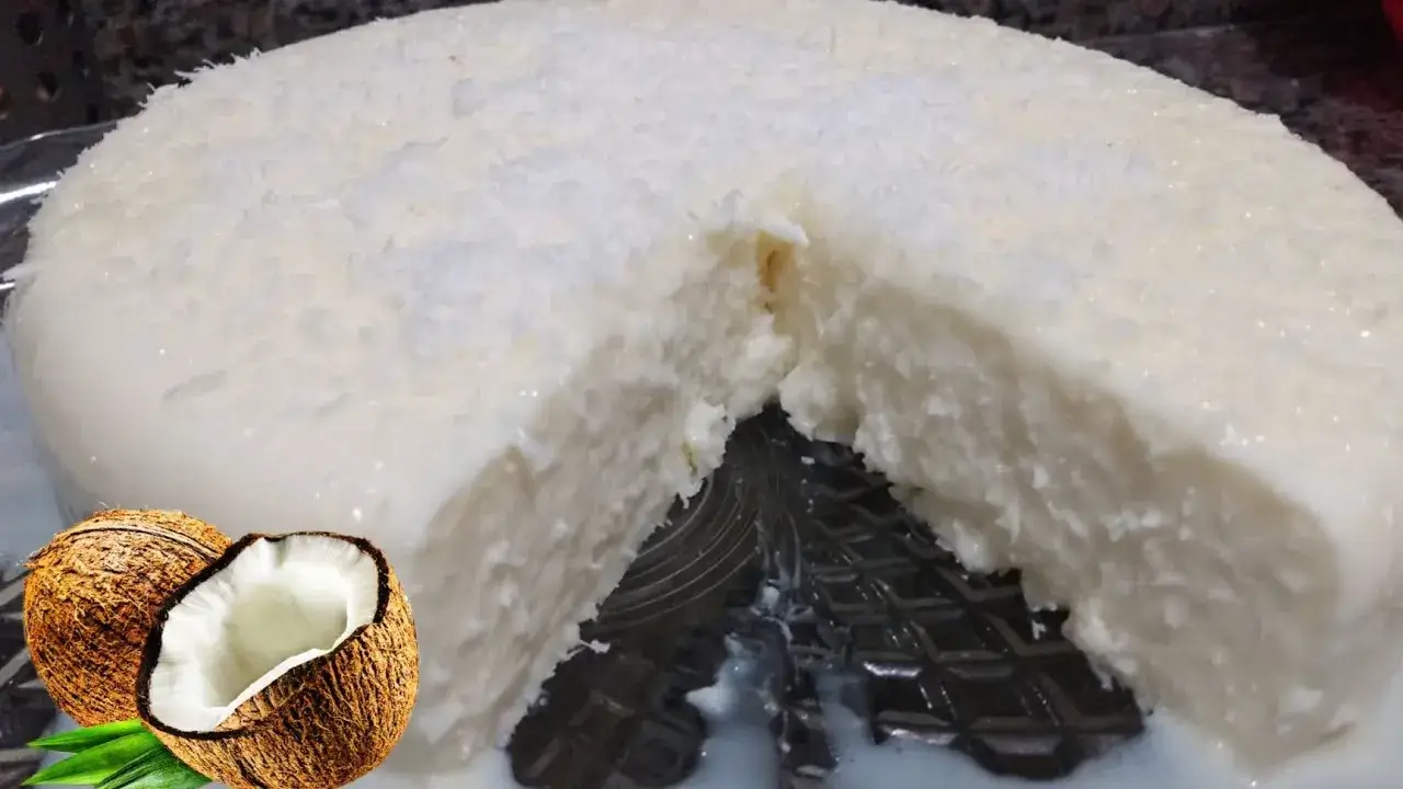 Pudim de Coco Gelado Cremoso Feito no Fogão