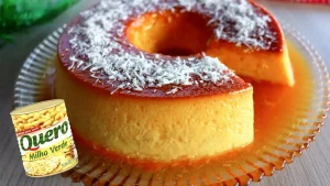 Pudim de Milho com Coco bem Cremoso e Fácil de Fazer