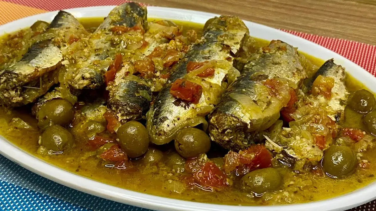 Receita de Sardinha Cozida Simples e Saudável Vem Aprender