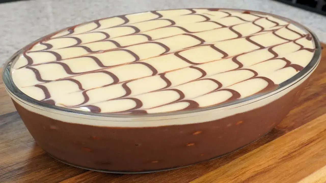 Sobremesa Pavê de Chocolate com Ganache Branca Cremosa e Fácil de Fazer