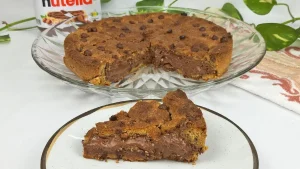 Torta Cookie de Nutella: Receita Passo a Passo