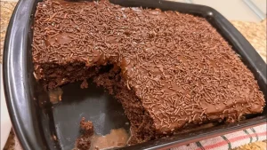 Bolo de Café com Chocolate Quente
