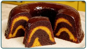 Bolo de Cenoura Mesclado com Chocolate: Receita Passo a Passo