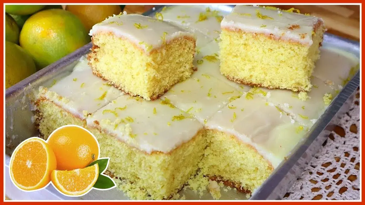 O bolo de laranja é uma opção prática e deliciosa para acompanhar um café ou...