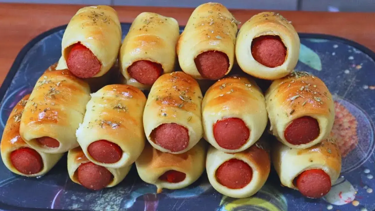 Enroladinho de Salsicha Fofinho e Fácil de Fazer