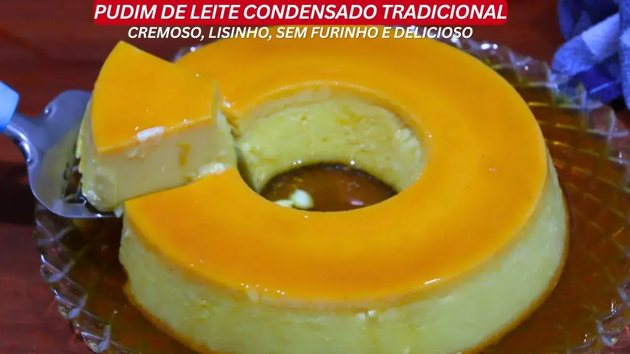 Um clássico da sobremesa brasileira, o pudim de leite condensado é cremoso, lisinho e com...