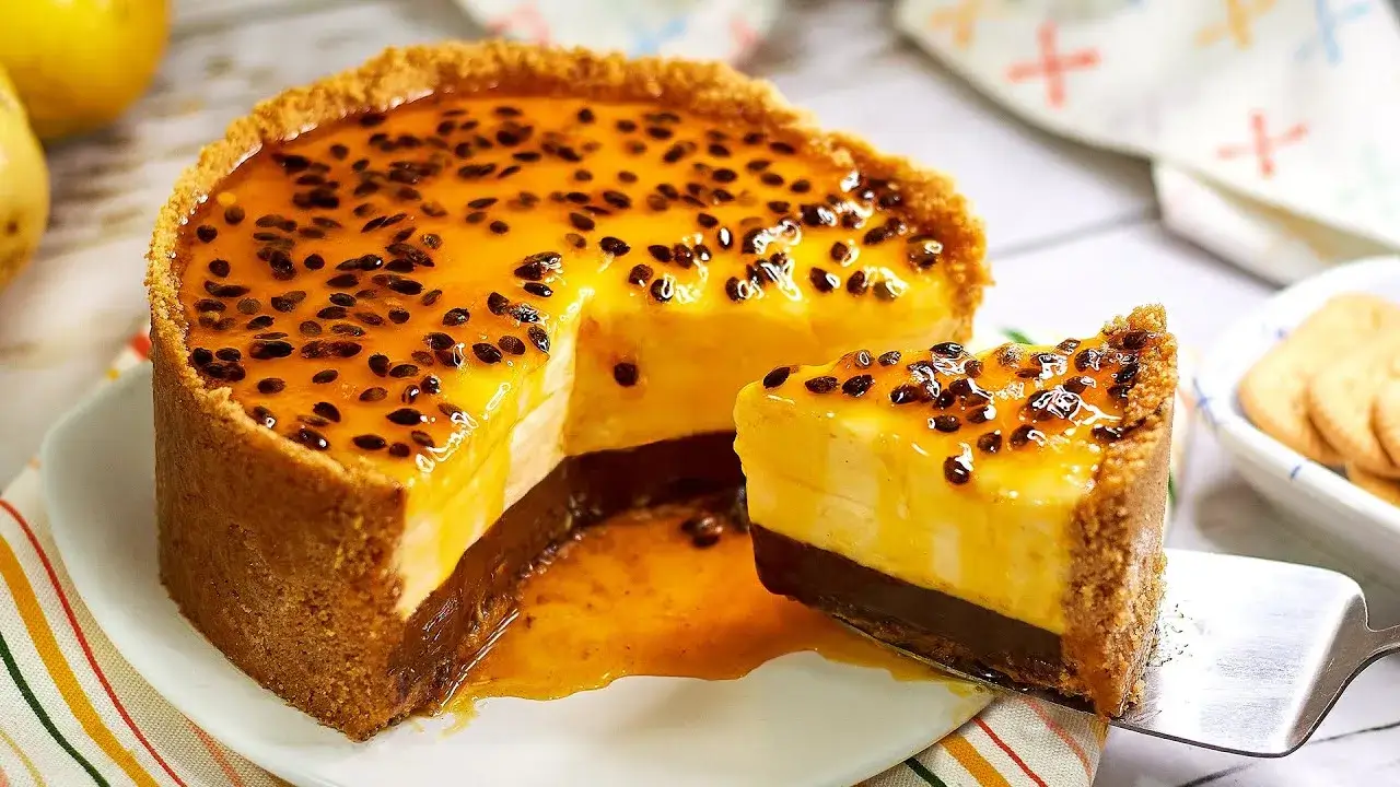 Torta de Maracujá com Chocolate: Essa Sobremesa é Muito Gostosa