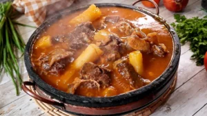 Vaca Atolada Mineira com Costela e Mandioca muito Suculento