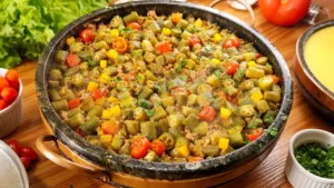Angu com Carne Moída e Quiabo: Receita Passo a Passo