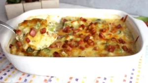 Gratinado de Brócolis com Bacon Muito Fácil de Fazer