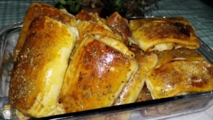 Joelho de Presunto e Queijo Assado Fácil Veja