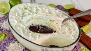 Mousse de Limão Gelado com Chocolate