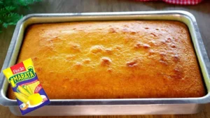 Bolo de flocão com goiabada fofinho e fácil de fazer