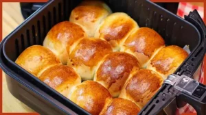 Pão na AirFryer que cresce e fica super fofinho em poucos minutos