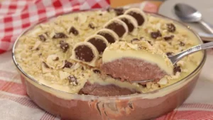 Sobremesa Ouro Branco cremosa fácil e perfeita para o Natal