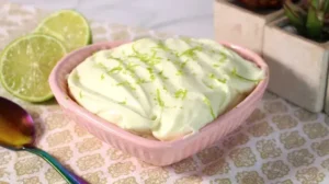 Mousse de limão zero açúcar com textura cremosa que surpreende