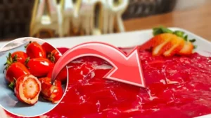 Morango do Amor na Travessa com Calda Crocante