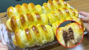 Pãezinhos de Nutella Caseiros com Massa Fofinha e Recheio Cremoso