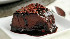 Pudim de Chocolate Sem Leite Condensado com Poucos Ingredientes