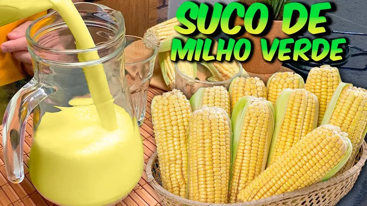 Suco de Milho Caseiro Cremoso para Fazer em Casa