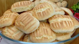 Bolacha de nata com coco fácil de fazer em casa