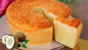 Bolo Baeta de Coco no Liquidificador: cremoso, fácil e perfeito para o café