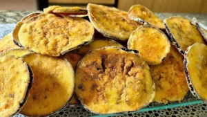 Beringela Frita Crocante Sequinha e Dourada Fácil de Fazer