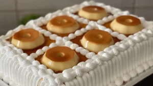 Bolo Pudim Gigante com Doce de Leite que Fica Perfeito em Camadas