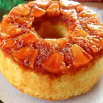 Bolo de Abacaxi Caramelizado Cobertura Dourada